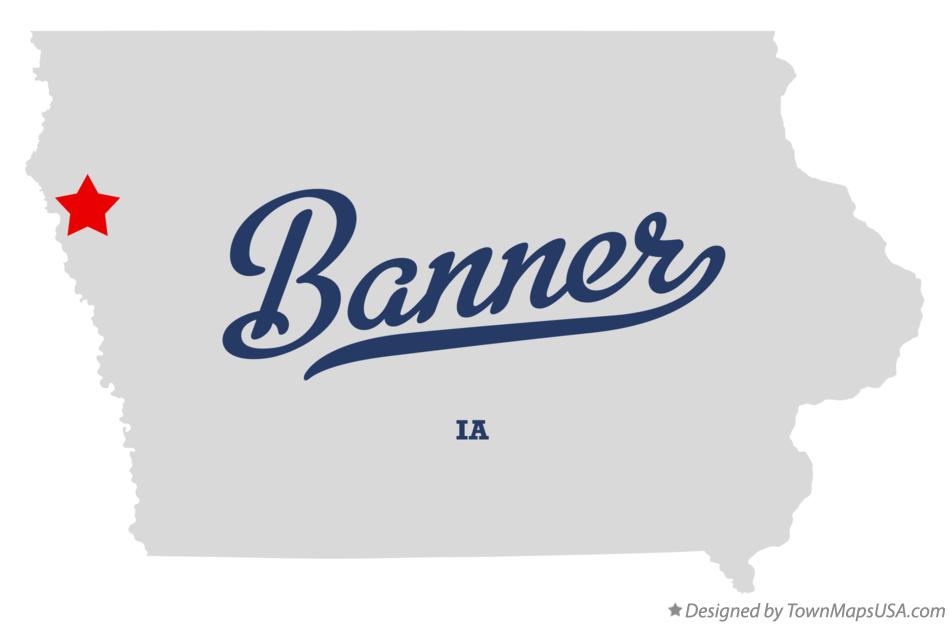 Map of Banner Iowa IA