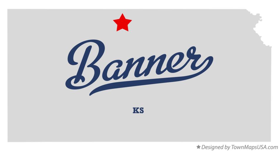 Map of Banner Kansas KS
