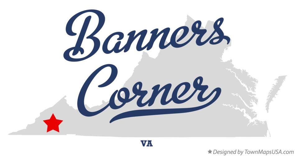 Map of Banners Corner Virginia VA
