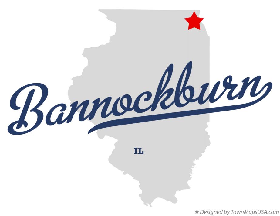Map of Bannockburn Illinois IL