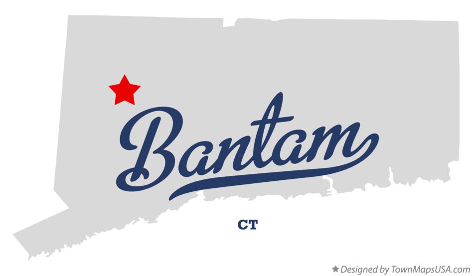 Map of Bantam Connecticut CT