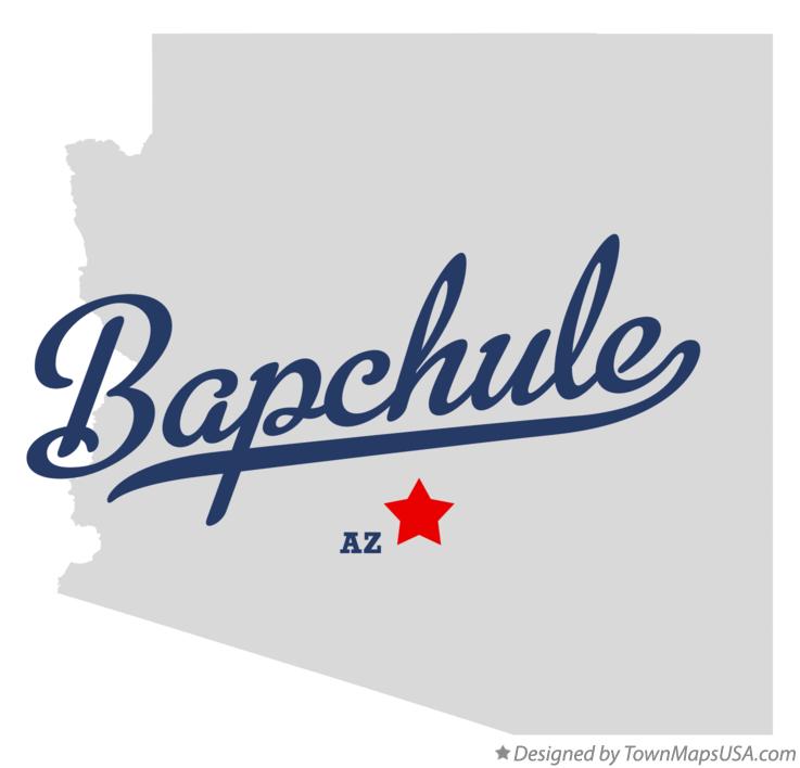 Map of Bapchule Arizona AZ
