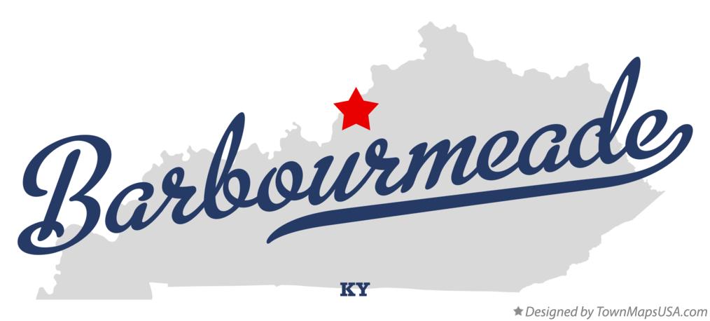 Map of Barbourmeade Kentucky KY