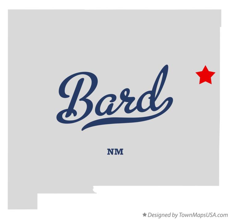Map of Bard New Mexico NM