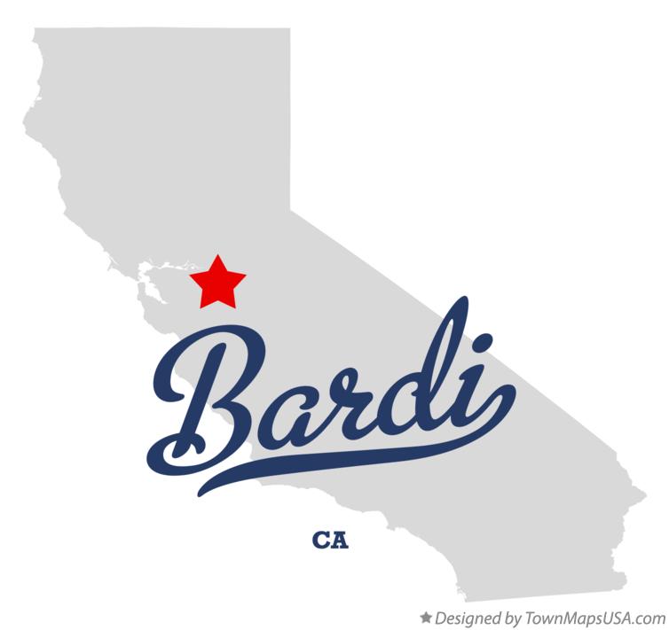 Map of Bardi California CA