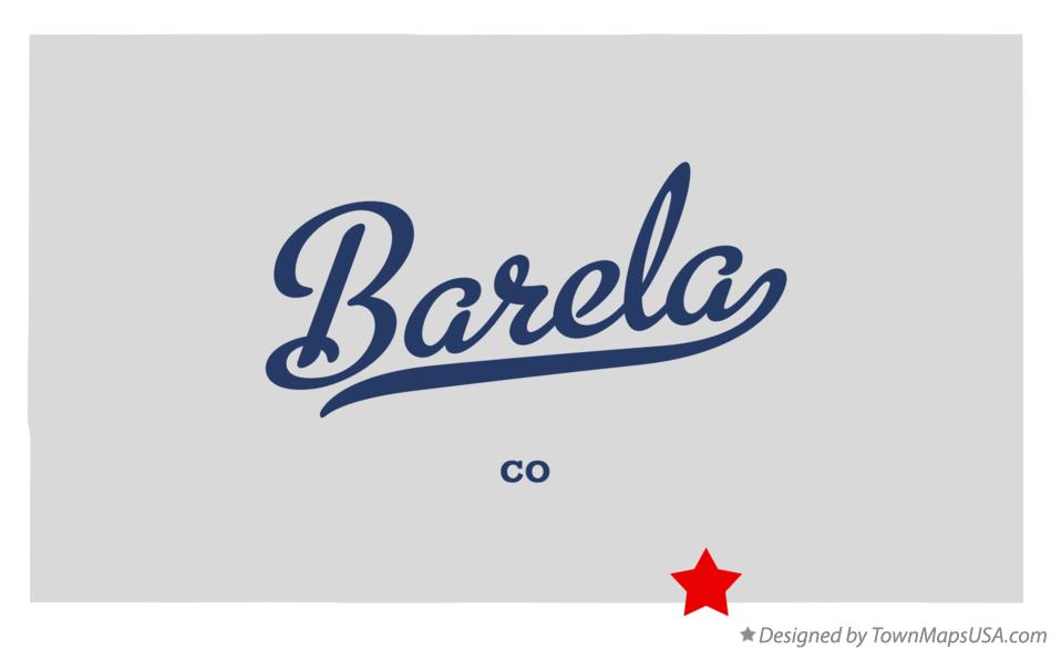 Map of Barela Colorado CO