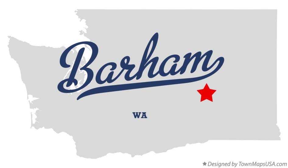 Map of Barham Washington WA