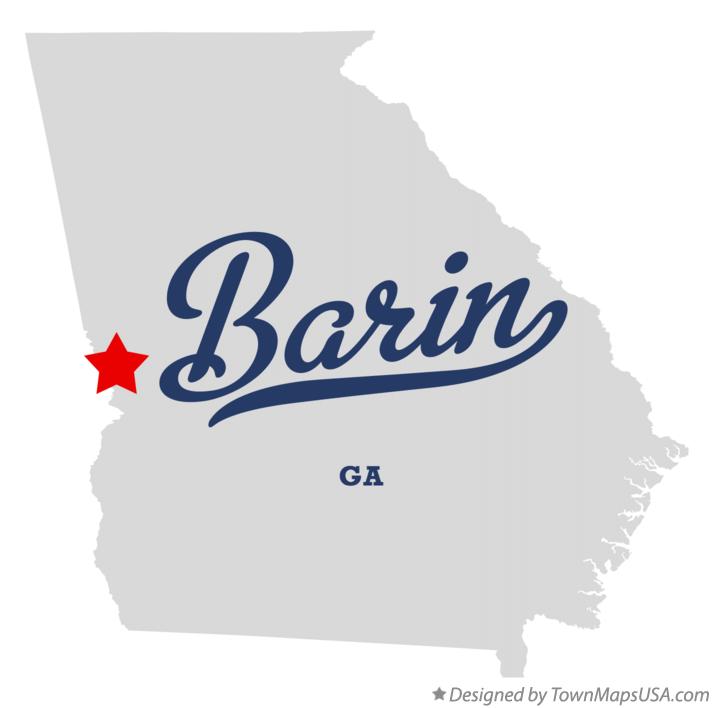 Map of Barin Georgia GA