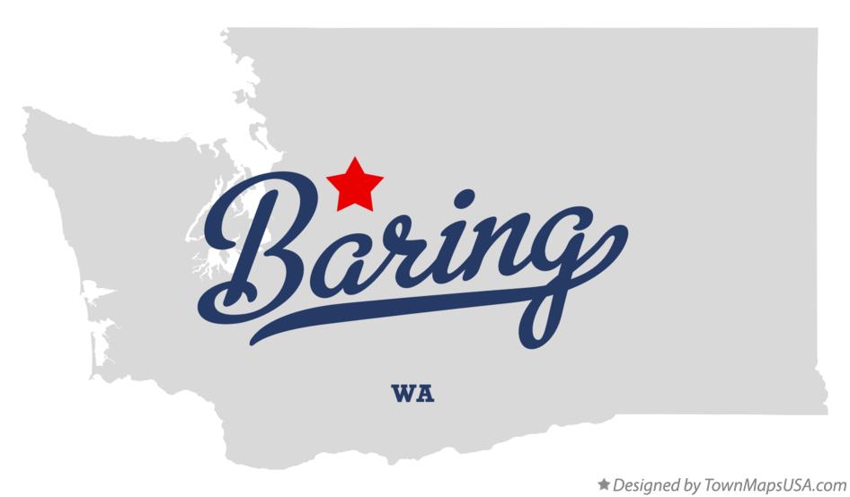 Map of Baring Washington WA