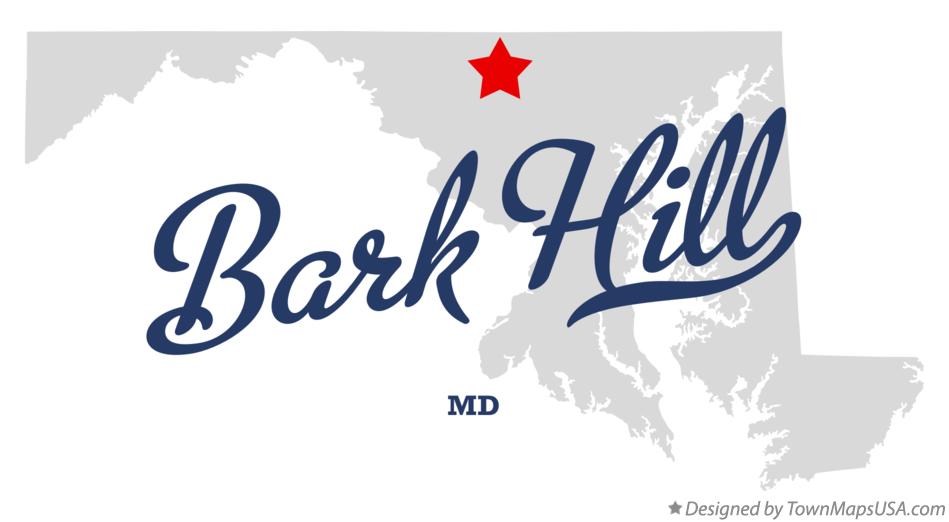 Map of Bark Hill Maryland MD