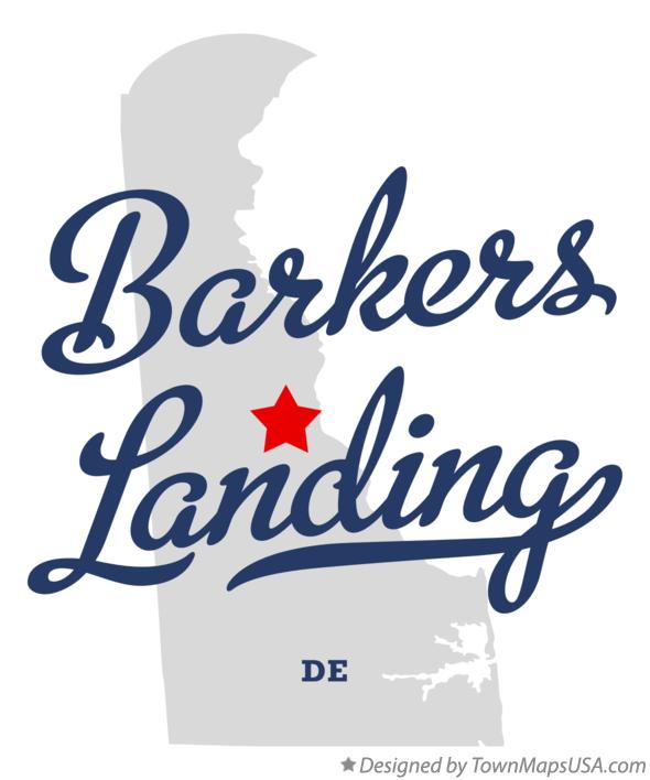Map of Barkers Landing Delaware DE