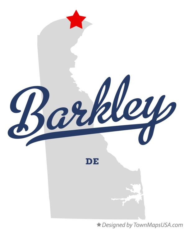 Map of Barkley Delaware DE