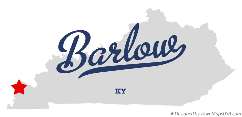 Map of Barlow Kentucky KY