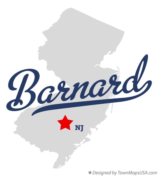 Map of Barnard New Jersey NJ