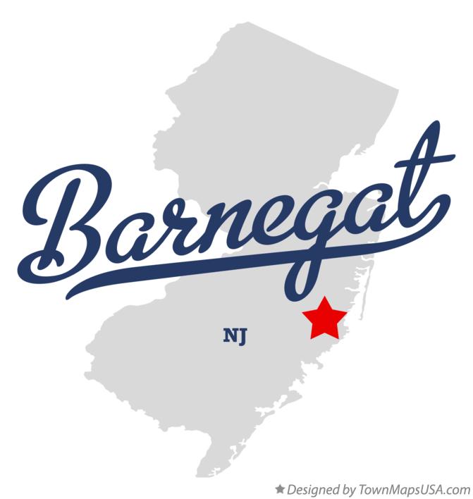 Map of Barnegat New Jersey NJ