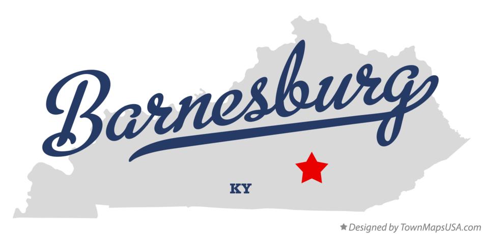 Map of Barnesburg Kentucky KY