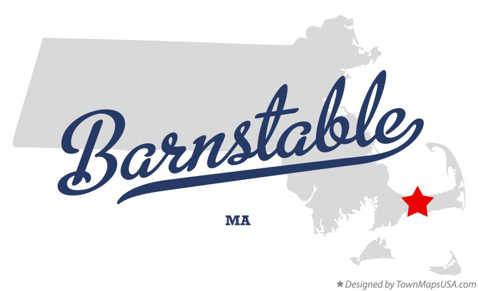 Map of Barnstable Massachusetts MA