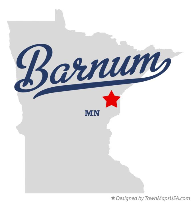 Map of Barnum Minnesota MN