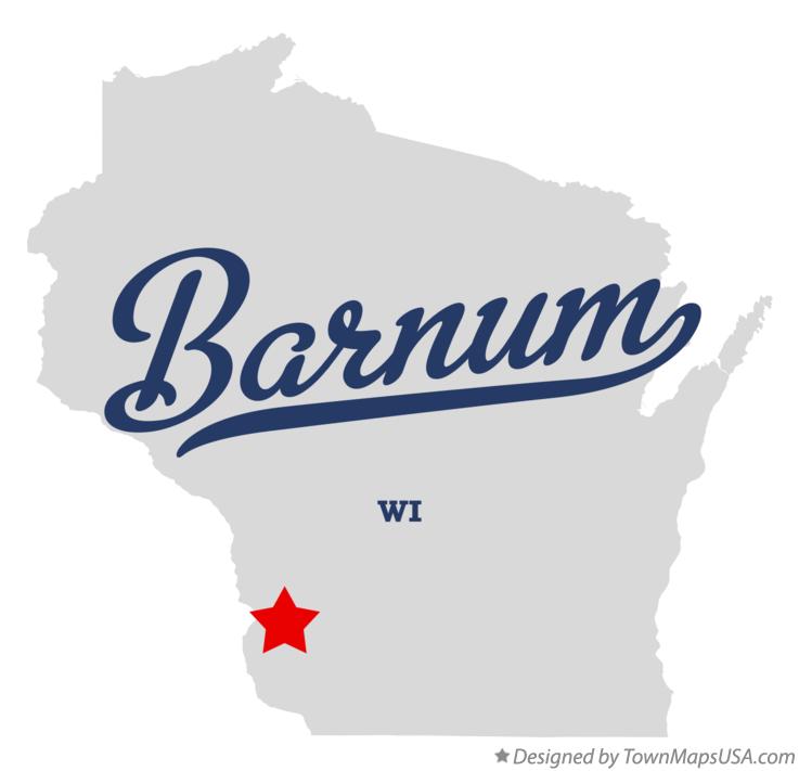 Map of Barnum Wisconsin WI