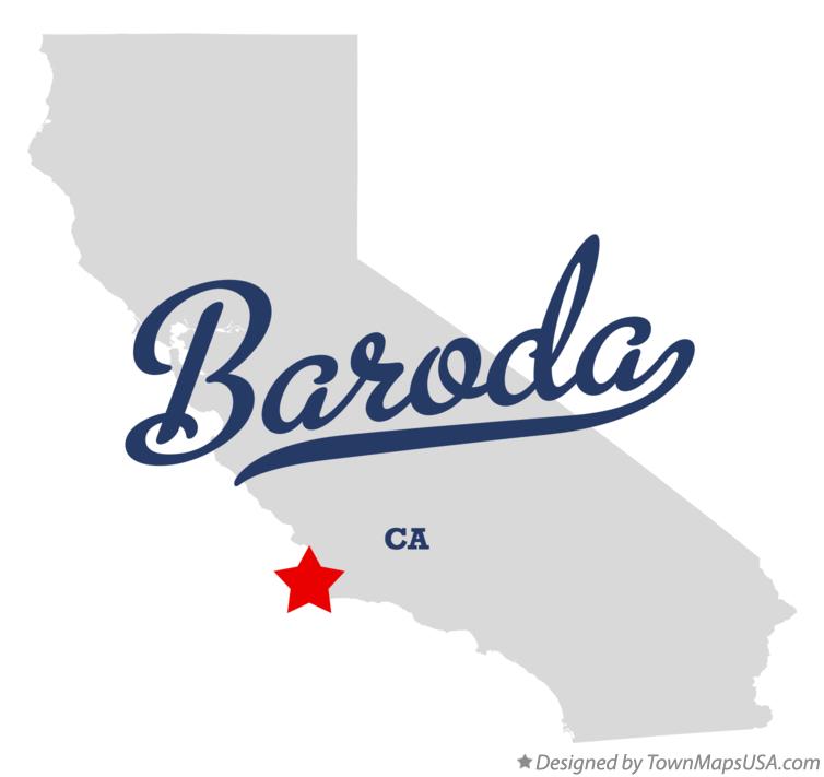 Map of Baroda California CA