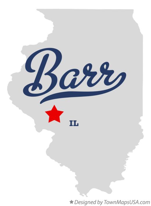 Map of Barr Illinois IL