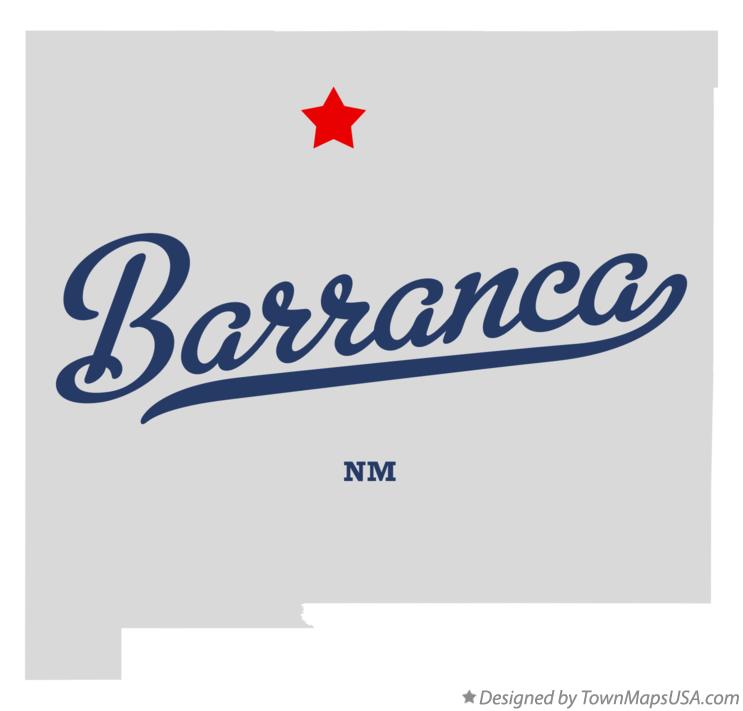 Map of Barranca New Mexico NM