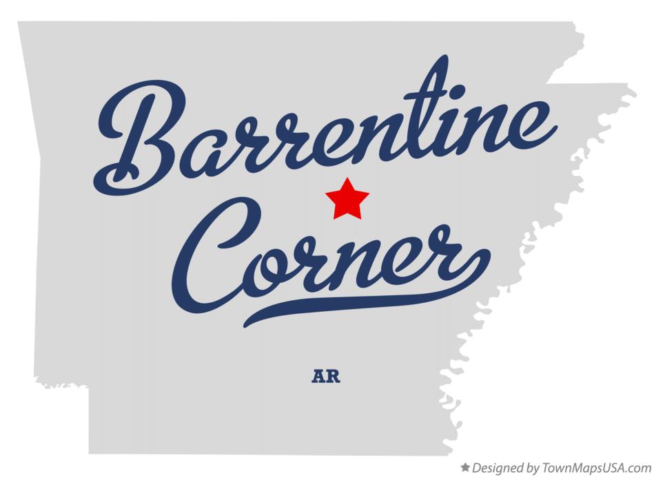 Map of Barrentine Corner Arkansas AR