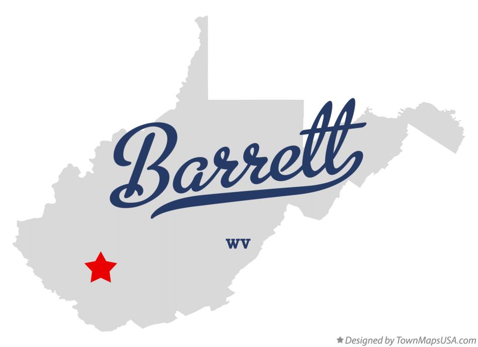 Map of Barrett West Virginia WV