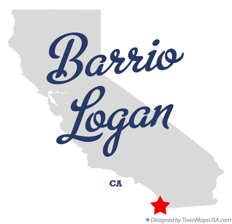 Map of Barrio Logan California CA