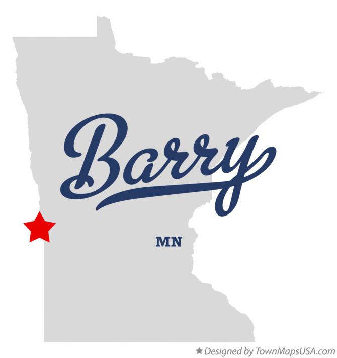 Map of Barry Minnesota MN