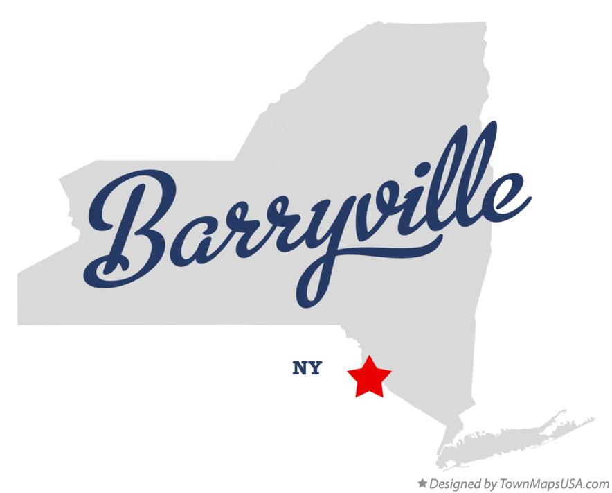Map of Barryville New York NY