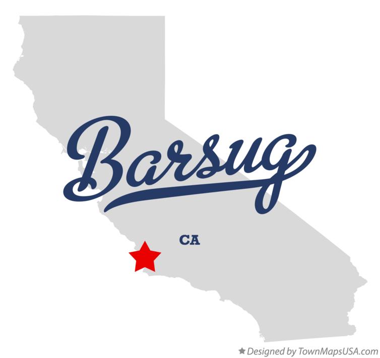 Map of Barsug California CA