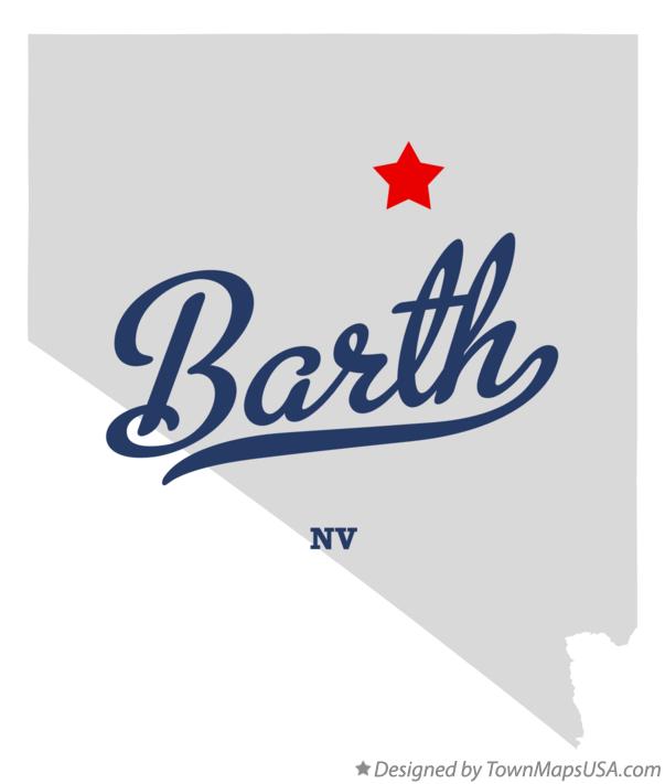 Map of Barth Nevada NV