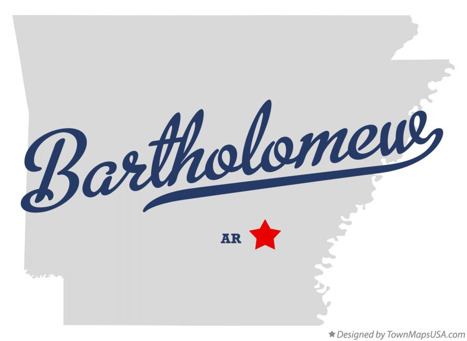 Map of Bartholomew Arkansas AR
