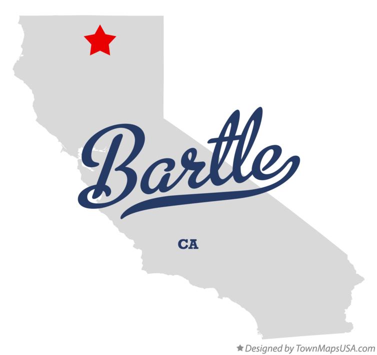 Map of Bartle California CA