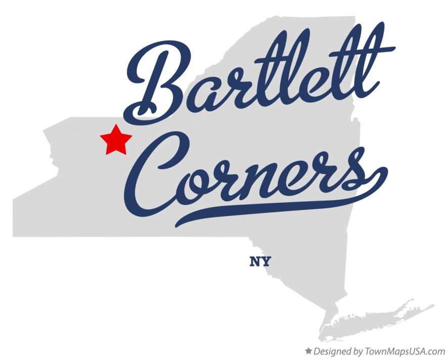 Map of Bartlett Corners New York NY