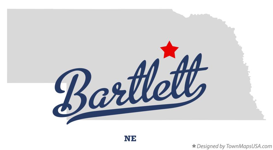 Map of Bartlett Nebraska NE