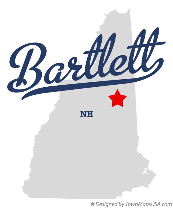 Map of Bartlett New Hampshire NH