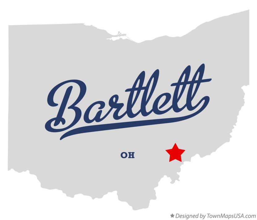 Map of Bartlett Ohio OH