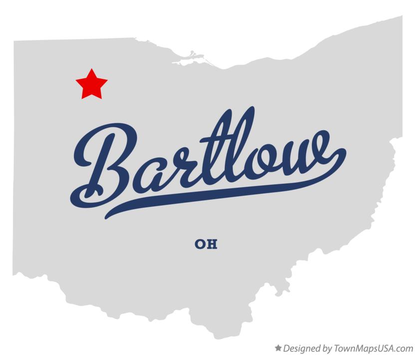 Map of Bartlow Ohio OH