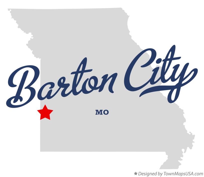 Map of Barton City Missouri MO