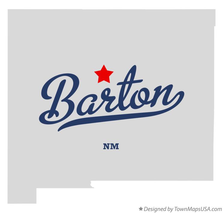 Map of Barton New Mexico NM