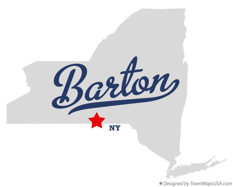 Map of Barton New York NY