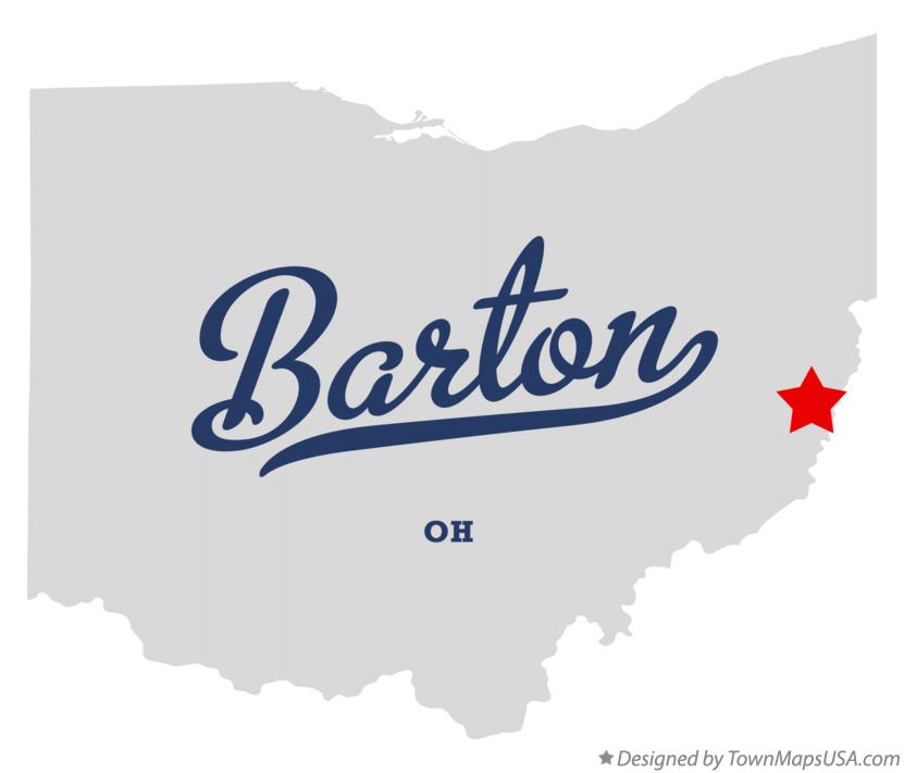 Map of Barton Ohio OH