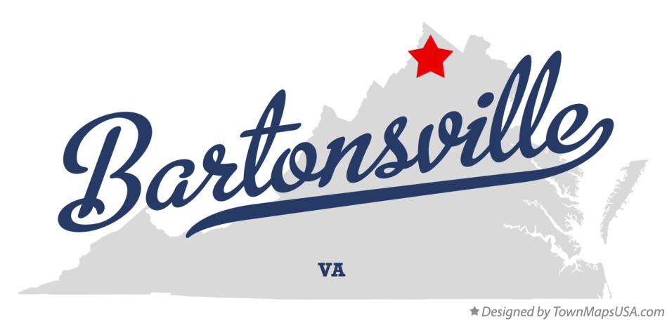 Map of Bartonsville Virginia VA