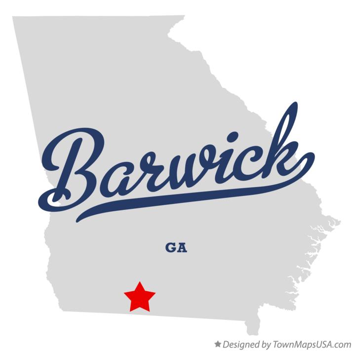 Map of Barwick Georgia GA