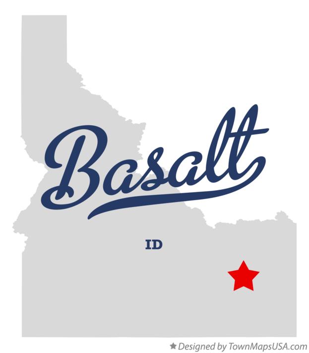 Map of Basalt Idaho ID