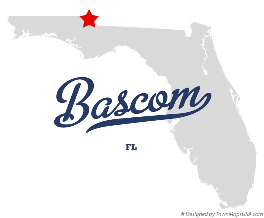 Map of Bascom Florida FL