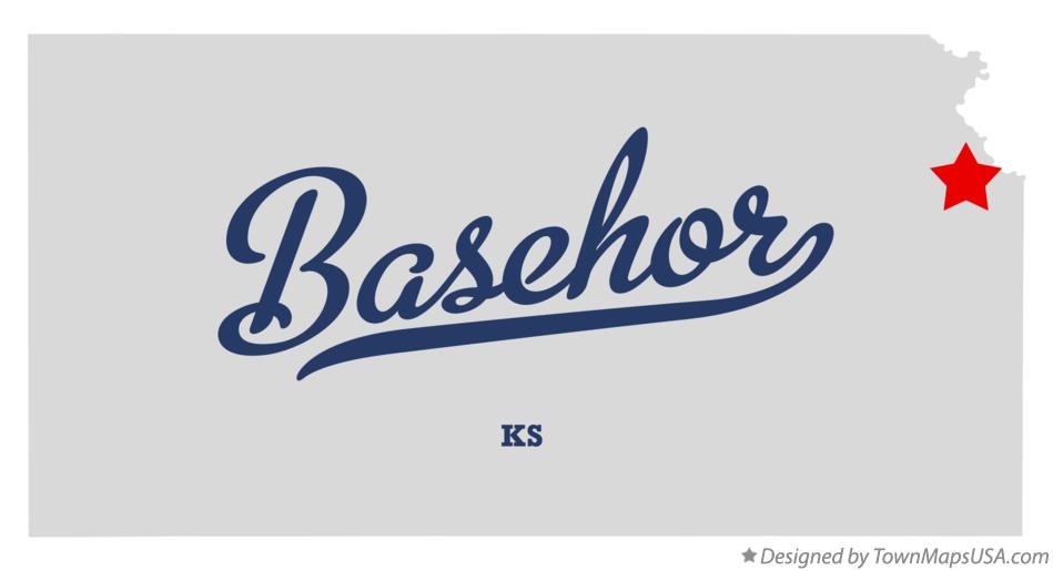 Map of Basehor Kansas KS