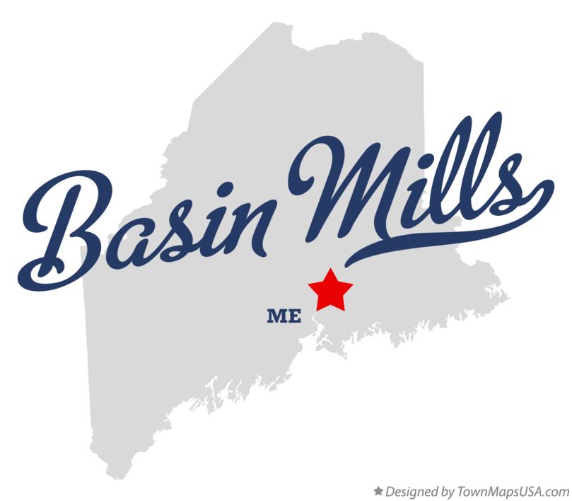 Map of Basin Mills Maine ME